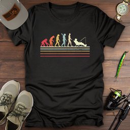 Evolution Of Man Fishing T Shirt Gift For Fishing Enthusiast