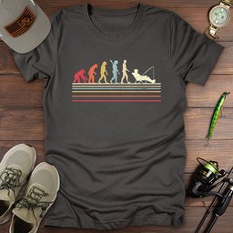 Evolution Of Man Fishing T Shirt Gift For Fishing Enthusiast