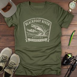 Blackfoot River T Shirt Gift For Fishing Enthusiast