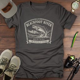 Blackfoot River T Shirt Gift For Fishing Enthusiast