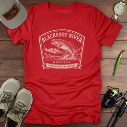 Blackfoot River T Shirt Gift For Fishing Enthusiast