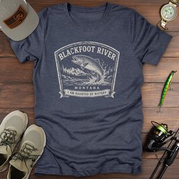 Blackfoot River T Shirt Gift For Fishing Enthusiast
