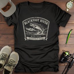 Blackfoot River T Shirt Gift For Fishing Enthusiast