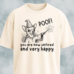 Wizard Chihuahua T Shirt Gift For Dog Lover