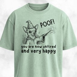 Wizard Chihuahua T Shirt Gift For Dog Lover