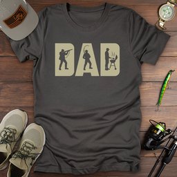 Dad Hunt Fish Grill T Shirt Gift For Dad