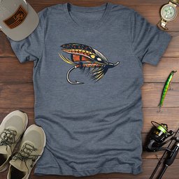Feathered Steel T Shirt Gift For Fishing Enthusiast