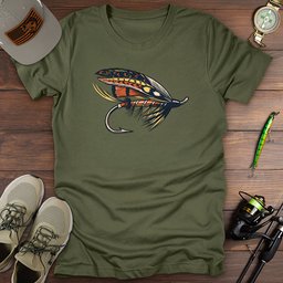 Feathered Steel T Shirt Gift For Fishing Enthusiast
