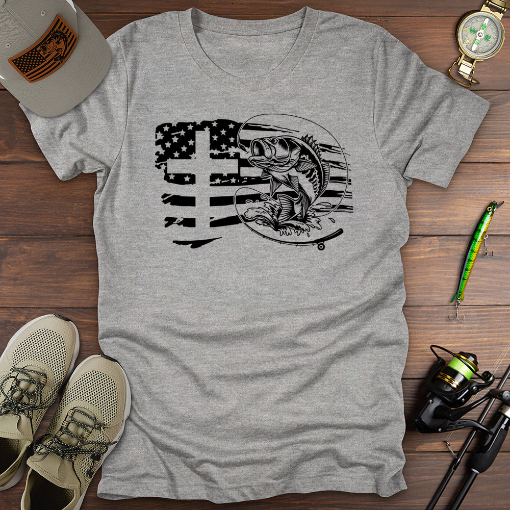 Faith And Fishing T Shirt Gift For Fishing Enthusiast