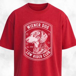 Wiener Dog Low Rider Club T Shirt Gift For Dog Lover