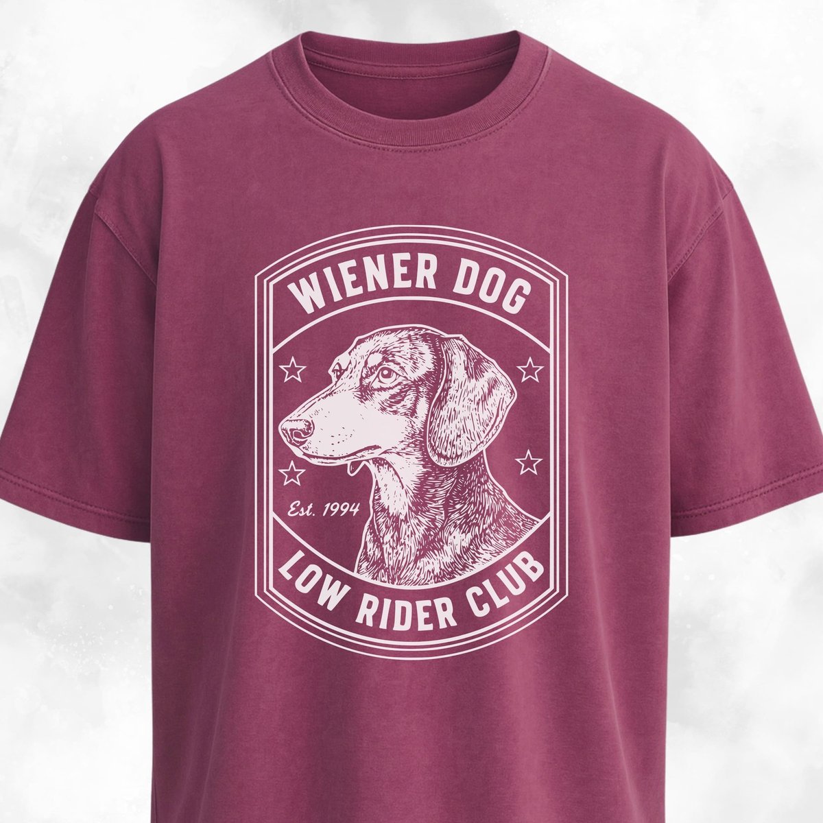 Wiener Dog Low Rider Club T Shirt Gift For Dog Lover