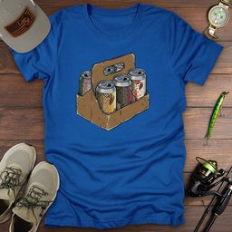 Beer Carrier T Shirt Gift For Fishing Enthusiast