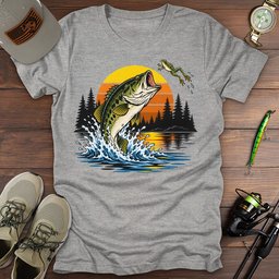 Bass T Shirt Gift For Fishing Enthusiast