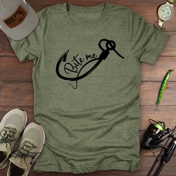 Bite Me T Shirt Gift For Fishing Enthusiast