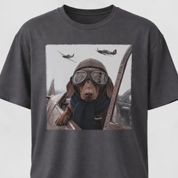 Ww2 Doxie Pilot T Shirt Gift For Dog Lover