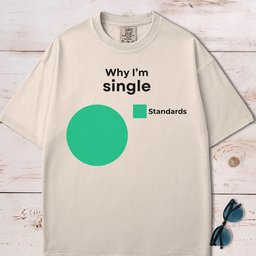 Why Im Single Pie Chart T Shirt Gift For Dog Lover