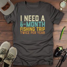 Fishing Trip Goals T Shirt Gift For Fishing Enthusiast