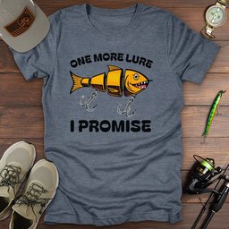 One More Lure T Shirt Gift For Fishing Enthusiast