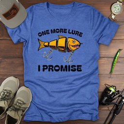 One More Lure T Shirt Gift For Fishing Enthusiast