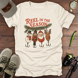 Fishing Christmas T Shirt Gift For Fishing Enthusiast