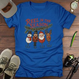 Fishing Christmas T Shirt Gift For Fishing Enthusiast