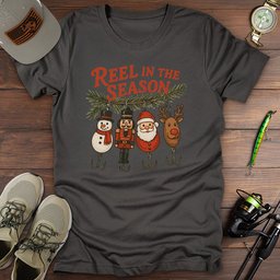 Fishing Christmas T Shirt Gift For Fishing Enthusiast