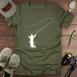Fly Fishing T Shirt Gift For Fishing Enthusiast