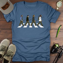 Fishing Crosswalk T Shirt Gift For Fishing Enthusiast