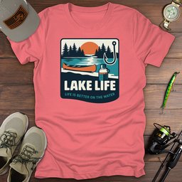 Lake Life T Shirt Gift For Fishing Enthusiast
