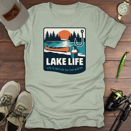Lake Life T Shirt Gift For Fishing Enthusiast