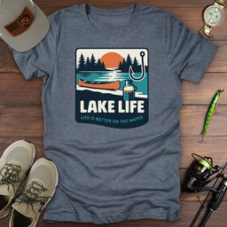Lake Life T Shirt Gift For Fishing Enthusiast
