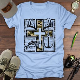 Hunt Faith Fishing T Shirt Gift For Fishing Enthusiast