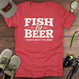 Fish Beer T Shirt Gift For Fishing Enthusiast