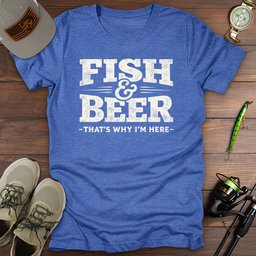 Fish Beer T Shirt Gift For Fishing Enthusiast