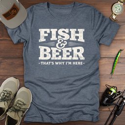Fish Beer T Shirt Gift For Fishing Enthusiast