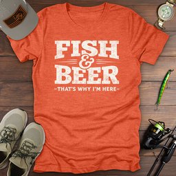 Fish Beer T Shirt Gift For Fishing Enthusiast