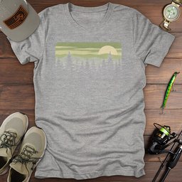 Forest Moon T Shirt Gift For Fishing Enthusiast