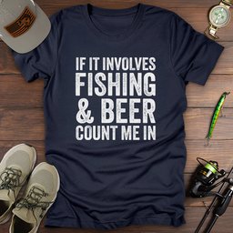 Fishing Beer T Shirt Gift For Fishing Enthusiast