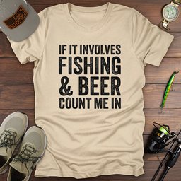 Fishing Beer T Shirt Gift For Fishing Enthusiast