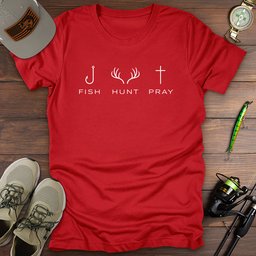 Fish Hunt Pray T Shirt Gift For Fishing Enthusiast