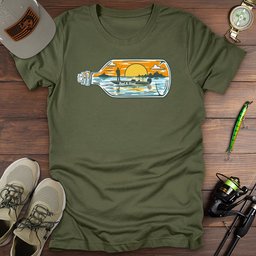 Happy Place T Shirt Gift For Fishing Enthusiast