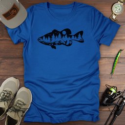 Forest Cast T Shirt Gift For Fishing Enthusiast