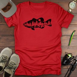 Forest Cast T Shirt Gift For Fishing Enthusiast