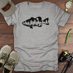 Forest Cast T Shirt Gift For Fishing Enthusiast