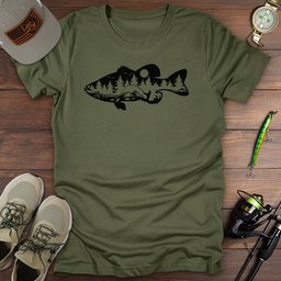Forest Cast T Shirt Gift For Fishing Enthusiast