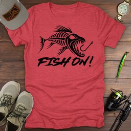 Fish On T Shirt Gift For Fishing Enthusiast