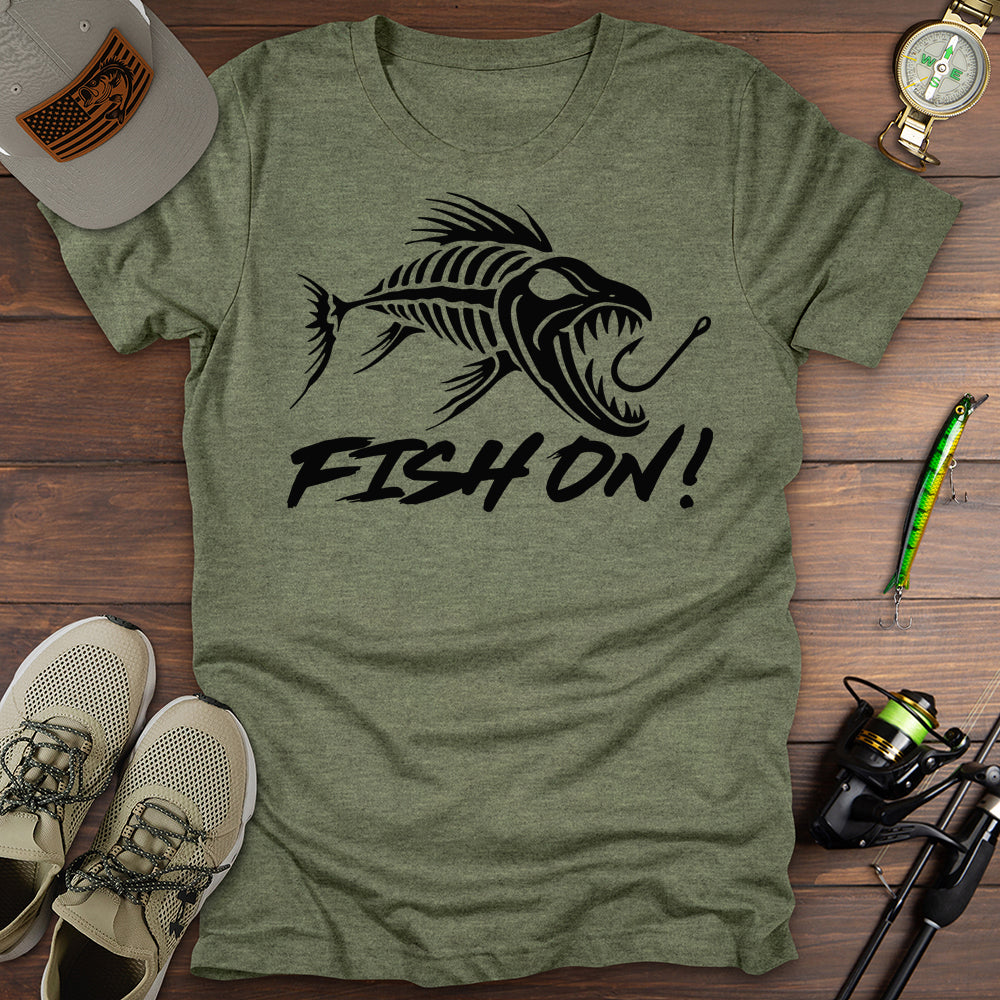 Fish On T Shirt Gift For Fishing Enthusiast