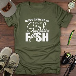 Girlfishpng T Shirt Gift For Fishing Enthusiast