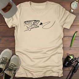 Hooked In Motion T Shirt Gift For Fishing Enthusiast