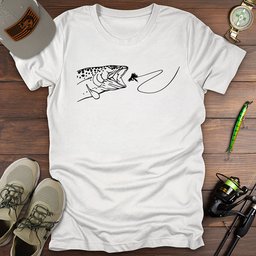 Hooked In Motion T Shirt Gift For Fishing Enthusiast
